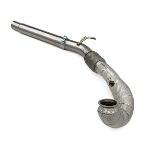 Tuyau d'échappement en acier inoxydable BK pour VW <span class=keywords><strong>Golf</strong></span> <span class=keywords><strong>7</strong></span>/<span class=keywords><strong>7</strong></span>.5 MK7/MK7.5 <span class=keywords><strong>GTI</strong></span> 2.0T 2014-2020, échappement droit - Product Image 1