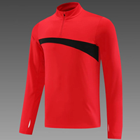 Nouvelle conception 2023, veste de survêtement de football pour hommes adultes, logo personnalisé, équipe sportive, entraînement en plein air en hiver, 100% polyester