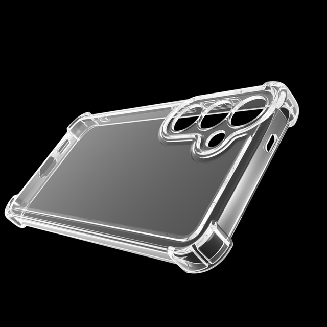 2024 New Arrival Picture Frame Air Bumper Mobile Phone case for Samsung Galaxy S24 + Transparent Tpu Back Cover for S24 Plus S23