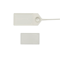 Étiquette de câble RFID NFC anti-contrefaçon, personnalisable, 13,56 MHz, jetable, étanche/résistante aux intempéries, traçable