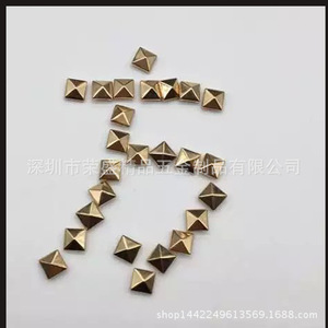 Square Nail Metal <b>Rivets</b> 8mmx8mm For <b>Clothing</b> Bags Shoes Hardware Decorations - Product Image 4