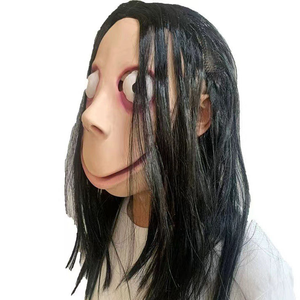 Máscara <span class=keywords><strong>de</strong></span> <span class=keywords><strong>Momo</strong></span> Aterradora y Divertida, Decoración para Fiestas <span class=keywords><strong>de</strong></span> Halloween, Accesorios para Escape Room, Casa Embrujada, Máscaras <span class=keywords><strong>de</strong></span> Terror, Disfraz <span class=keywords><strong>de</strong></span> Cosplay, Máscara <span class=keywords><strong>de</strong></span> Látex - Product Image 5