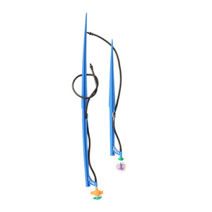 Système d'irrigation goutte à goutte en plastique bleu avec buse réglable pour usage en jardin - Product Image 2