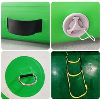 Nouvelle plateforme flottante gonflable, radeau, tapis de yoga aquatique, plateforme de repos personnalisable en PVC pour yacht et loisirs
