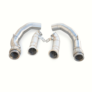 Collecteur d'échappement sport de 3,5 pouces pour <span class=keywords><strong>BMW</strong></span> M5 F90 <span class=keywords><strong>M8</strong></span> (F91/F92/F93) 4.4T 2017- en acier inoxydable haute performance - Product Image 6