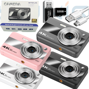 Yuniq 2025 2.4 Inch HD Screen 64MP Ultra High Definition Camera Built-in Fill Light 16X Rechargeable 650mAh H11 Mini Digi Cam Mi - Product Image 1