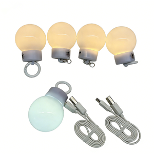 Bola de Plástico Personalizada con <span class=keywords><strong>Luz</strong></span> LED para Adornos de Árbol de Navidad, Linterna de Sublimación con Alimentación por Batería Tipo C y Control Táctil - Product Image 1