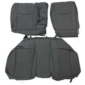 Juego completo de cubiertas de asiento delanteras y traseras grises para <span class=keywords><strong>Toyota</strong></span> <span class=keywords><strong>Prius</strong></span> 2010-2015 Kit de tapicería - Product Image 5