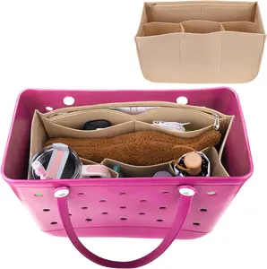 Purse Organizer Insert for Handbags Bag Organizer for Tote Compatible with Small Bucket