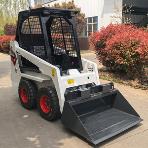 中国制造商1.58吨紧凑型滑移转向装载机23.5hp坐式座舱轮式装载机核心部件久保田泵1年 - Product Image 1