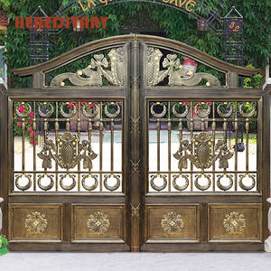 Vente directe usine : Portail coulissant manuel pour parc et mur de clôture de <span class=keywords><strong>maison</strong></span>, modèles de portails principaux - Product Image 4