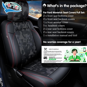 Fundas de Asiento de Cuero Personalizadas, Completas, para Toyota Tacoma SR5 TRD Off-Road de 3ra Generación (2016-2023), Mejora de Interior de Lujo, Venta al Por Mayor - Product Image 3