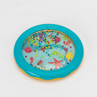 Ocean Sea Wave Fish Drum Musical Toy Sound Instrument with Plastic Material 15cm Size Deep Sea Theme