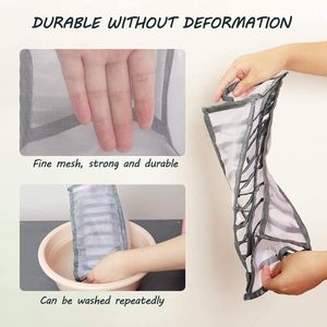Pack of 3 Foldable Closet Organizers and <b>Storage</b> Dresser Drawer Dividers Drawer Organizer <b>Clothes</b> - Product Image 5