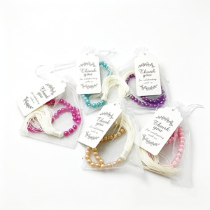33 Plastic Pearl Prayer Beads <strong>Bracelet</strong> with Tassel for Meditation, Home Decor and Daily Wear, Ornament and Daily <strong>Matching</strong> - Product Image 1
