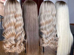 Peluca ondulada Balayage, cabello humano, encaje frontal Hd, encaje HD 13*6, peluca Feontal de encaje con silicona antideslizante para perder el cabello en mujeres - Product Image 6