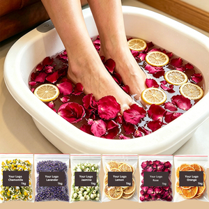 Pediluvio con Fiori <span class=keywords><strong>Secchi</strong></span> Premium Personalizzato con Logo, Petali di Rosa per Pedicure Spa - Product Image 3