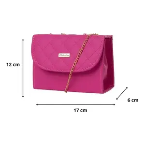 Bolso Bandolera de Cuero para Mujer Lady Fana, Acolchado con Diamantes, Cierre de Cremallera, Impermeable, con Cadenas, para Uso Diario - Product Image 3