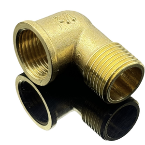 Brass 1/4 1/2 3/4 1-inch bên trong/bên ngoài ren khớp 90 độ Phụ kiện cho hệ thống ống nước đồ đạc - Product Image 3