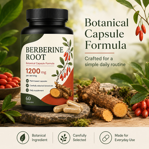 OEM/ODM Best-Selling Berberine HCl Capsules Herbal Supplement Black Pepper Extract Low-Carb Dietary Supplement Improve Immunity - Product Image 3