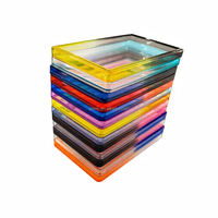 Étui transparent pour cartes de crédit Sparkle Rainbow Minimalist TPU RFID PP, compatible avec les slabs gradés P/S/A/BGS/SGC, ajustement universel, tendance