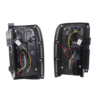Luz Trasera LED Estrecha para Mitsubishi Pajero Montero 91-99 V33 V43 V55, Conjunto de Luces Traseras con Carcasa Negra, Par - Product Image 2