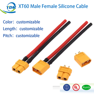 Kabel Kustom Amass XT60 Konektor Jantan Betina untuk Kabel Baterai - Product Image 1