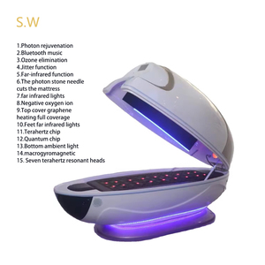 SW Spa Uso en el hogar Máquina de belleza Equipo Cápsula Adelgazante con cúpula Infrarrojo lejano y sala de cabina de sauna de ozono - Product Image 2