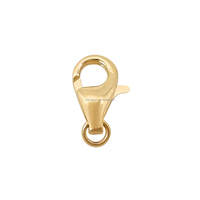 Bijoux en or 14k AU585 or jaune véritable fermoir mousqueton collier Bracelet accessoire vente en gros