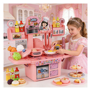 Cuisine de jeu pour enfants : Atelier de simulation avec cuisinière, évier, garde-manger et étagère – Jeu créatif éducatif pour l'imagination et le jeu à la maison - Product Image 4