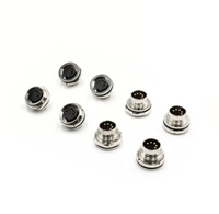 Conector Circular de Señal AISG C091 Amphenol Binder, Metálico, 5 Pines, 7 Pines, IP67, con Tornillo, Sensor, Enchufe Hembra M16, Impermeable