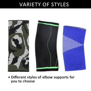 Penjepit siku nyaman dapat diatur untuk kebugaran lengan penyangga kompresi lembut untuk perawatan tenis Tendonitis & siku Golf - Product Image 4