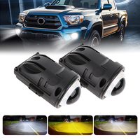 Phare antibrouillard LED haute puissance 2 pouces 120W 6000K 4300K 3000K universel avec lentille de projecteur laser bi-LED pour voiture et moto