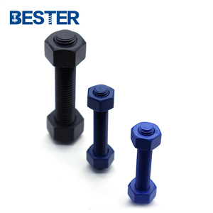 A320 L7 1M Rosca Zinc Amarillo L7 L7m <span class=keywords><strong>Perno</strong></span> B7 A320 Astm A193 Gr L7 Pernos de doble extremo con tuercas - Product Image 6