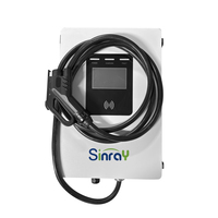Module de chargeur DC pour véhicules électriques 20/40 kW, borne de recharge murale GBT CCS2, station de charge rapide pour véhicules électriques, IP55, station de charge murale
