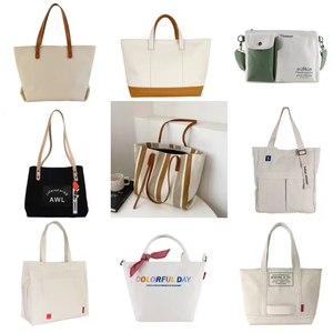Borsa Tote in Tela di Cotone Personalizzata per Donna, Resistente, con Stampa Logo Personalizzata, Ideale come Borsa per lo Shopping <span class=keywords><strong>o</strong></span> Regalo - Product Image 5