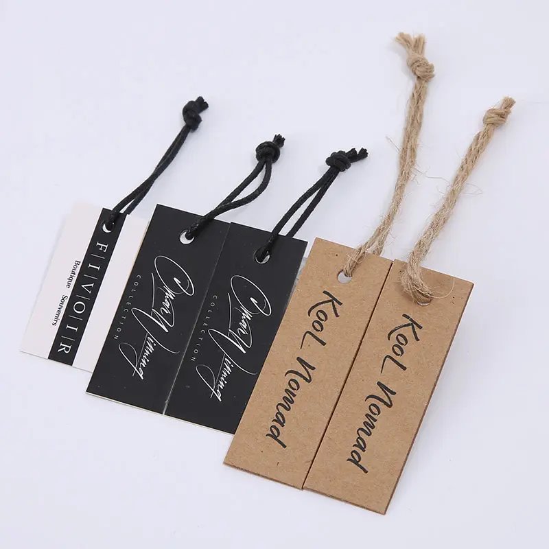 Custom printing luxury clothe hangtags business cards mini thank you cards jewelry small hang tag clothing paper hang tags