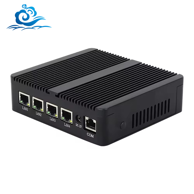 J4125 N5105 Linux Pfsense 4 NIC Intel I225 2.5G Gigabit Network Fanless Mini Pc Firewall Gateway Soft Router with Multi-Ethernet