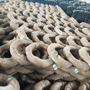 سلك فولاذية Q195 سلك حديد مطلي بالزنك مقوى بالغمس الساخن نوع مسطح لتجليد PVC للحام والقطع - Product Image 5