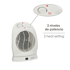 Termoventilatore oscillante 1000 / 2000 Watt. - Product Image 3