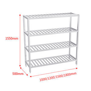 Estantes de acero inoxidable para cocina comercial, estantes de cocina para catering, estante de acero inoxidable ensamblado - Product Image 3