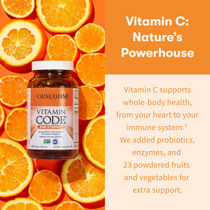 สารสกัดวิตามินซีจากอาหารธรรมชาติ 500 มก. ไบโอฟลาโวนอยด์ เอส เซเรวิเซีย สารสกัดจากผลไม้และผักออร์แกนิกผสมเอนไซม์ รับผลิตแบบ OEM ODM ปริมาณมาก MOQ ต่ำ - Product Image 5