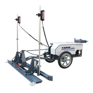 VANSE DZ25-2 2.5M Land Concreto Nivelamento Laser Screed Máquina Para Venda Duas Rodas Concreto Laser Screed Nivelamento Terra Laser