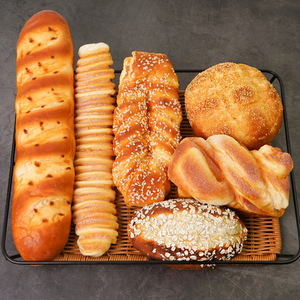 I045 High Simulation Cake Model Shooting <b>Props</b> Cake Shop Decoration Ornaments PU Artificial Bread Stress Ball - Product Image 2