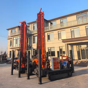 Plataforma de Perforación de Pozos de Agua Montada sobre Orugas Totalmente Hidráulica, Capacidad de Perforación de 300 m, Perforación de Pozos de Agua con Alta Presión de Viento - Product Image 2