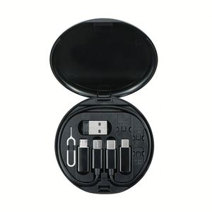 Boîte de rangement multifonctionnelle pour câbles de données, portable, pour voyages transfrontaliers, avec chargeur rapide - Product Image 1