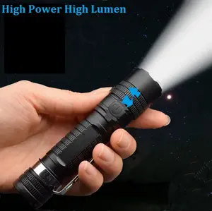 New Design Flashlights High Lumens Rechargeable Led Tactical Flashlight