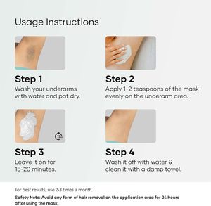 Masque crème éclaircissant pour les bras à l'acide lactique, à l'acide glycolique et à l'acide Malik | Crème démaquillante pour les mains - Product Image 6