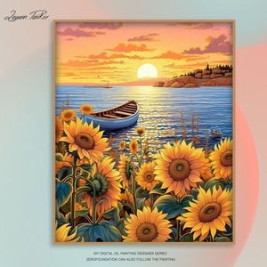 <span class=keywords><strong>Peinture</strong></span> <span class=keywords><strong>à</strong></span> <span class=keywords><strong>l</strong></span>'huile numérique <span class=keywords><strong>acrylique</strong></span> DIY SONGWOO ART, décoration murale, <span class=keywords><strong>peinture</strong></span> par numéros <span class=keywords><strong>de</strong></span> <span class=keywords><strong>tournesol</strong></span> avec cadre - Product Image 3