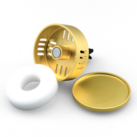 Diffuseur de parfum avec logo personnalisé Accessoires de mode déodorant Clip pour bouche d'aération de voiture Désodorisant